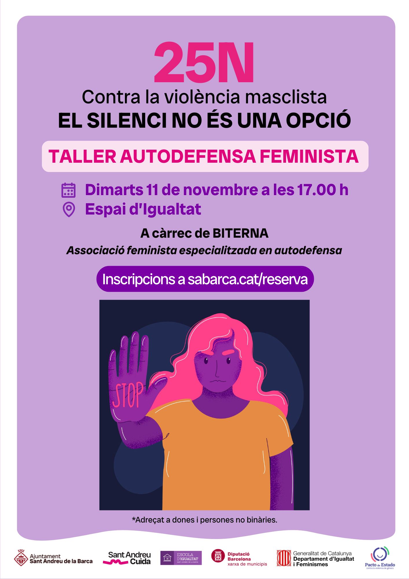 Taller d'autodefensa feminista